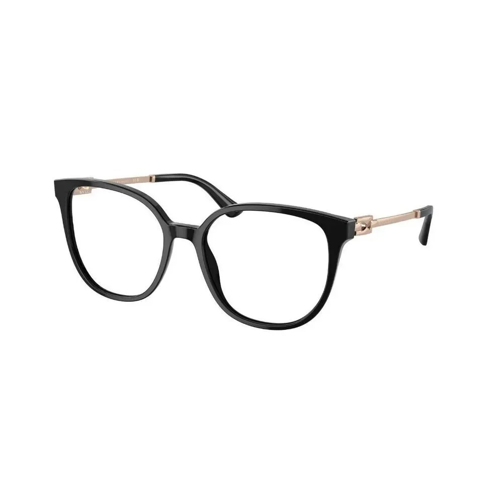 NWT Bvlgari BV4212 Black Gold 53mm Eyeglasses